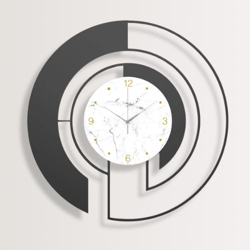 Horloge Murale | Luxe Métal Précieux | Métal Luxe | Vega