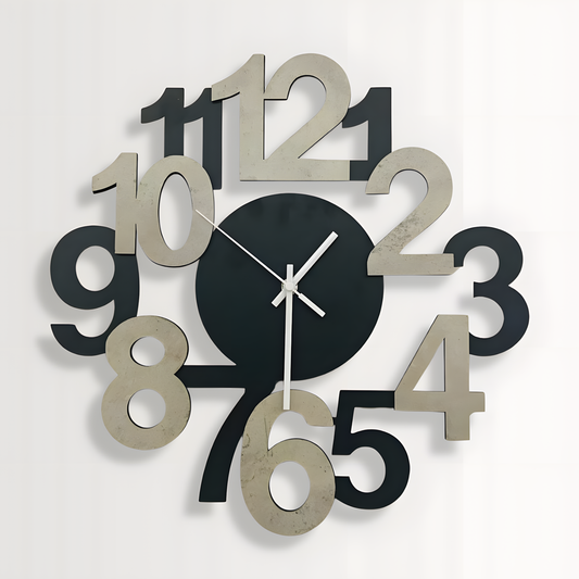 Horloge Murale | Nombre Minimaliste Design | Style Chiffre | DigiForm