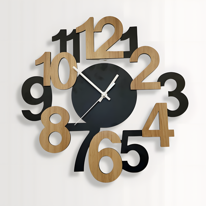 Horloge Murale | Nombre Minimaliste Design | Style Chiffre | DigiForm