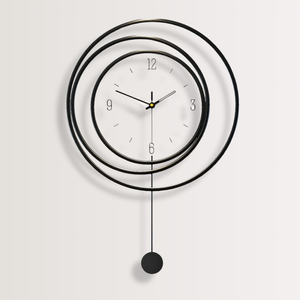 Horloge Murale | Pendule Métal Art | KonstKlo