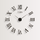 Horloge Murale | Stickers DIY Chiffres Romains Grandes Aiguilles | Pax