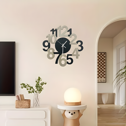 Horloge Murale | Nombre Minimaliste Design | Style Chiffre | DigiForm