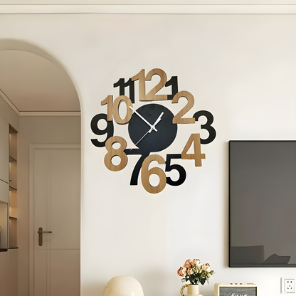 Horloge Murale | Nombre Minimaliste Design | Style Chiffre | DigiForm