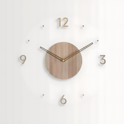 Horloge Murale | Bois Massif Nordique | Simple Élégance | Koda