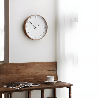 Horloge Murale | Nordique Bois Naturel | Bois Nordique | Finn