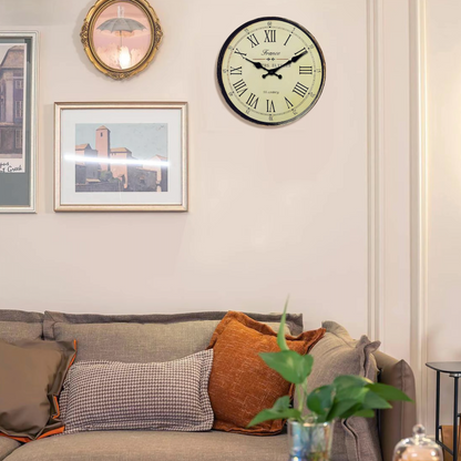 Horloge Murale | Style Café Retro l Sage