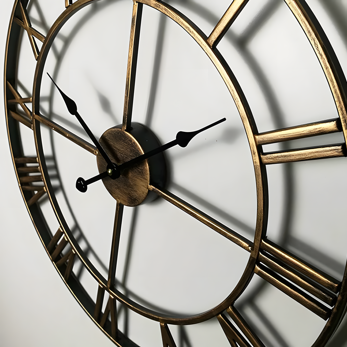 Horloge Murale | Romaine Métal Élégante | Métal Élégant Romaine | Tova