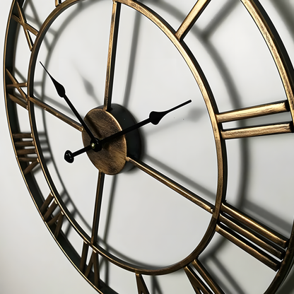 Horloge Murale | Romaine Métal Élégante | Métal Élégant Romaine | Tova