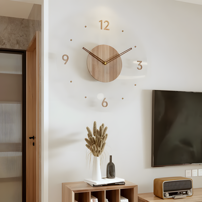 Horloge Murale | Bois Massif Nordique | Simple Élégance | Koda