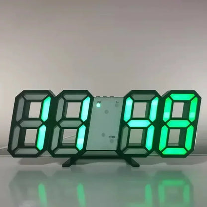Horloge Murale | Numérique LED Moderne | Tech Temps | TeknoTid