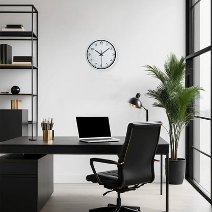 Horloge Murale | Blanche Épurée | Pur Style | Lys