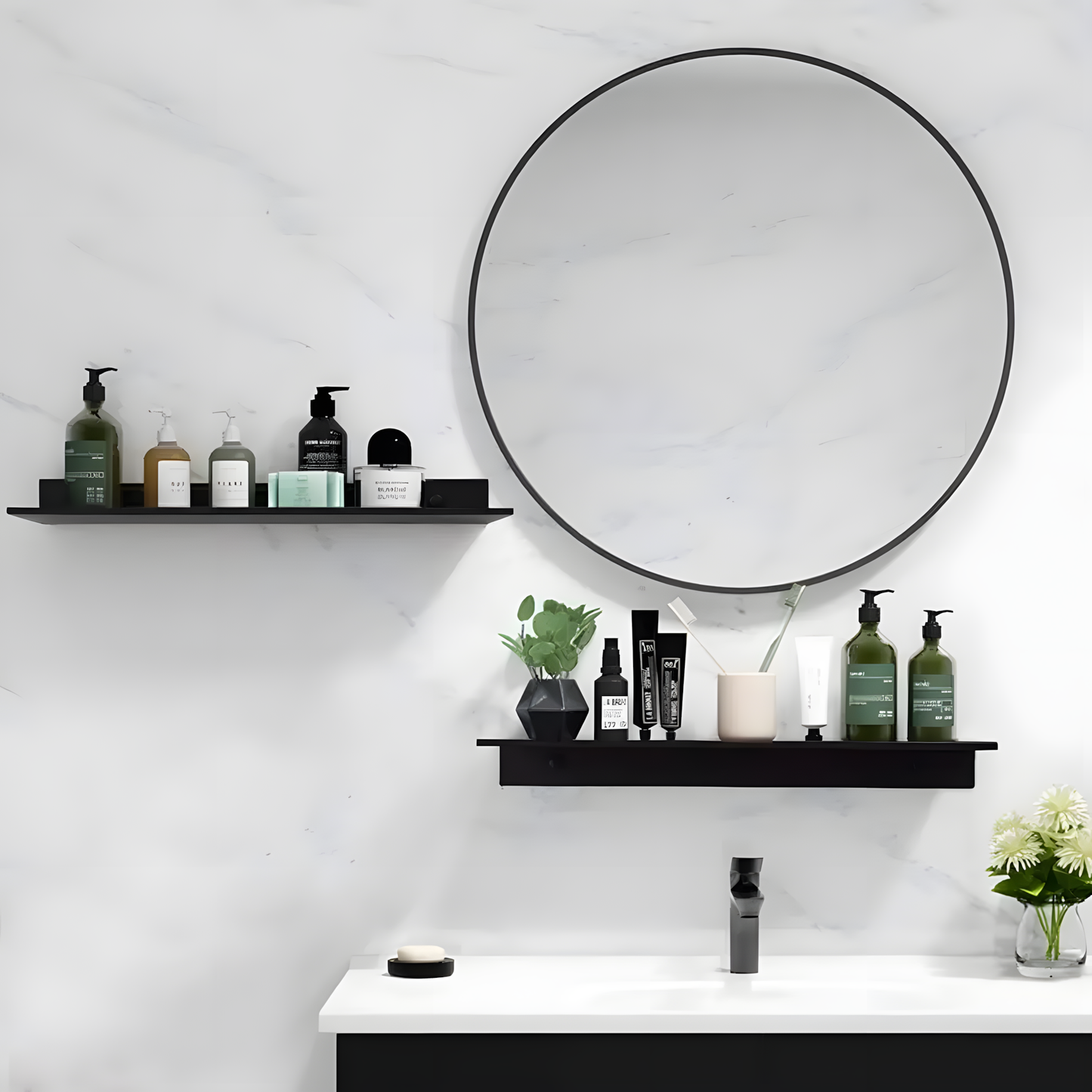 Étagère Murale l Flottante Rangement & Organisateur l Lowa