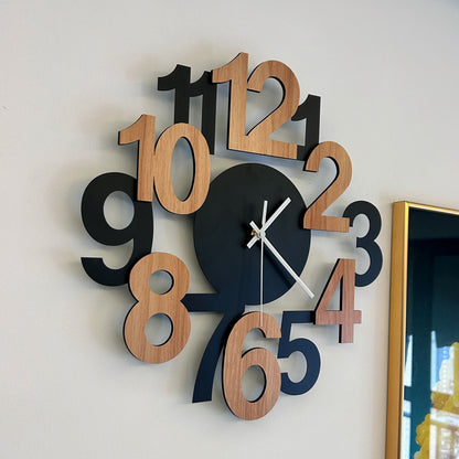 Horloge Murale | Nombre Minimaliste Design | Style Chiffre | DigiForm