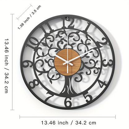 Horloge Murale | Décor Fleur Élégant | Design Fleuri | BlomKlo