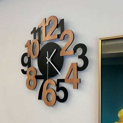 Horloge Murale | Nombre Minimaliste Design | Style Chiffre | DigiForm