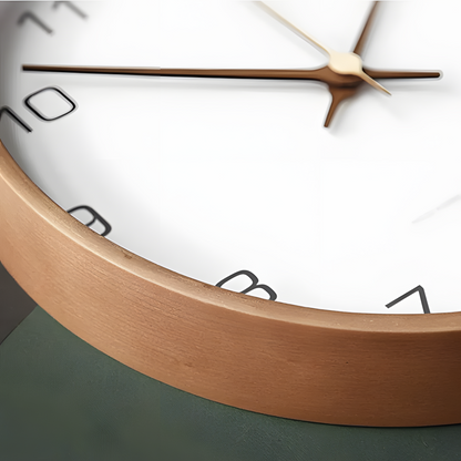 Horloge Murale | Nordique Bois Naturel | Bois Nordique | Finn