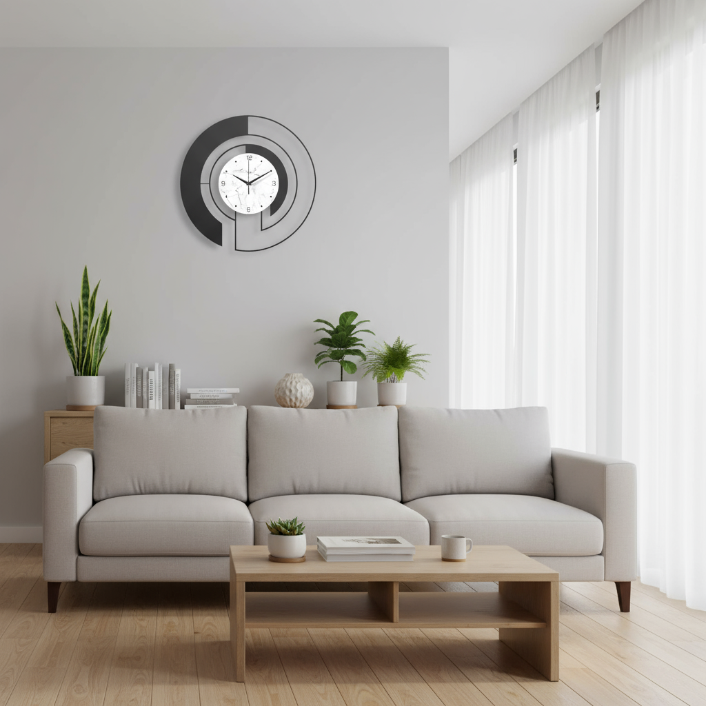 Horloge Murale | Luxe Métal Précieux | Métal Luxe | Vega