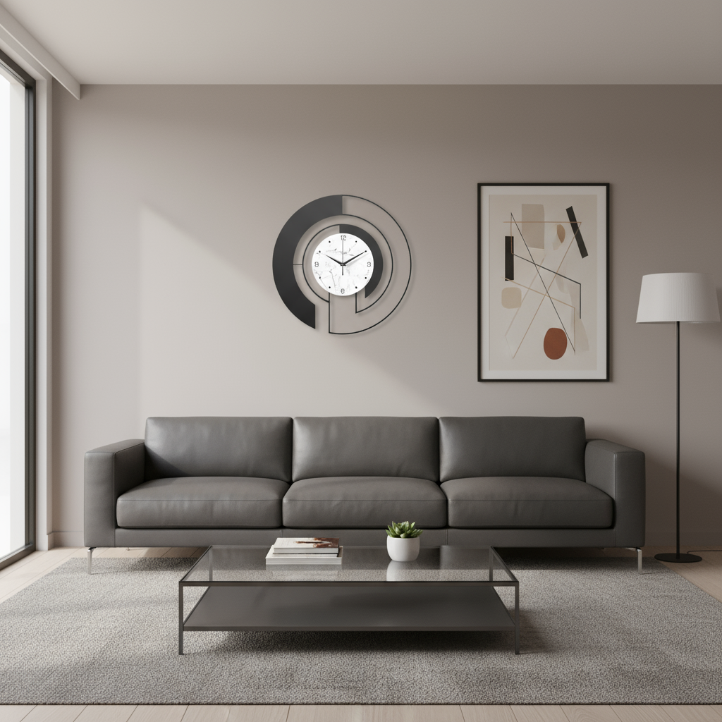 Horloge Murale | Luxe Métal Précieux | Métal Luxe | Vega